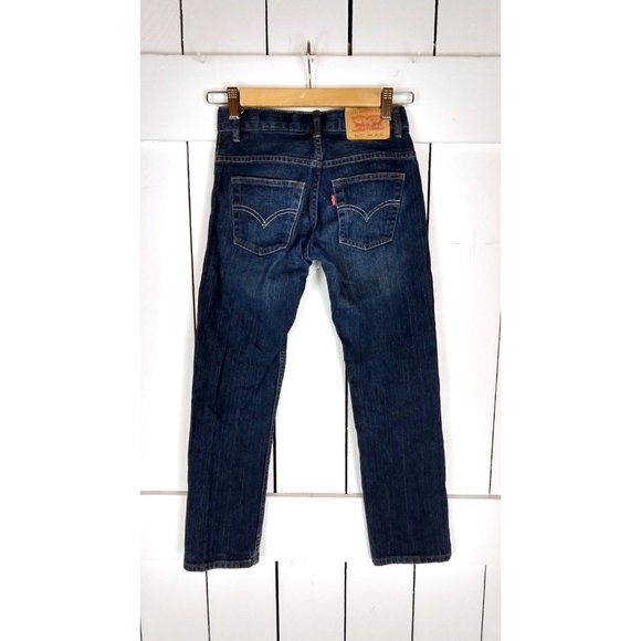 Kids dark blue Levis 511 slim denim jeans/childrens/boys/girls Levi Strauss jean - Picture 2 of 3